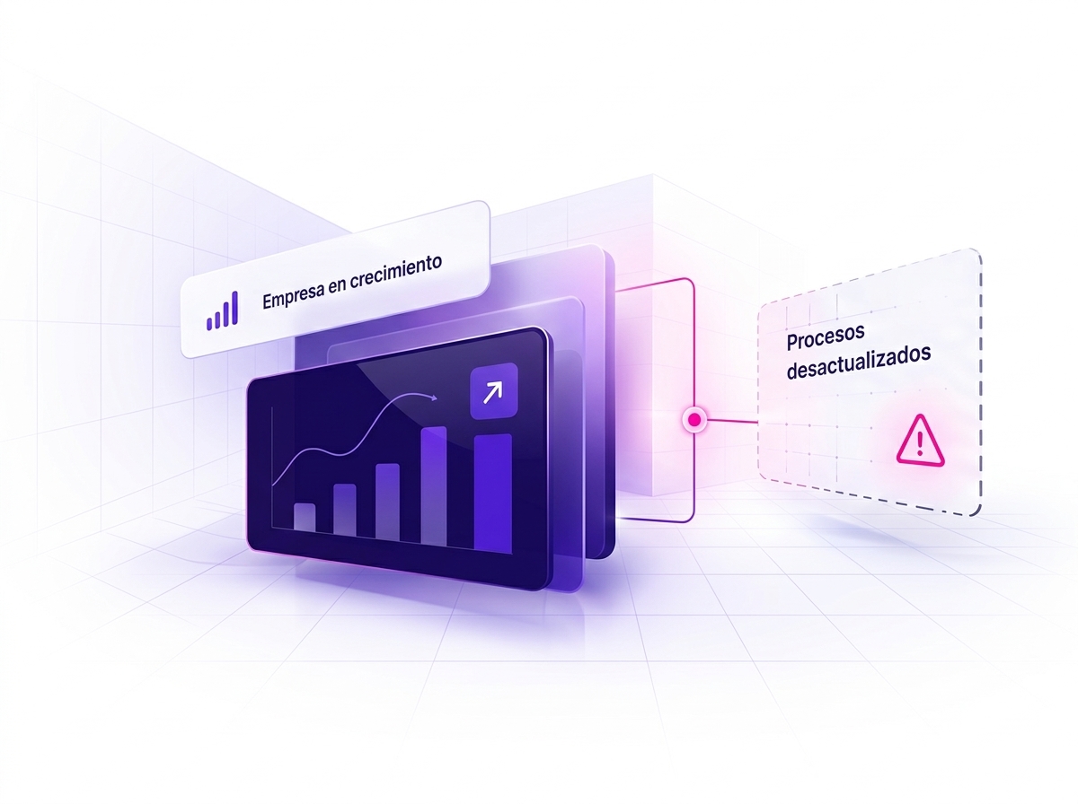 Empresa en crecimiento vs Procesos desactualizados